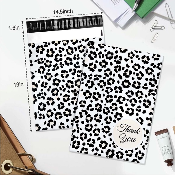📦2/$25 - 10 Lg polymailers - 14.5 x19” + 10 FREE thank you stickers - Picture 2 of 3